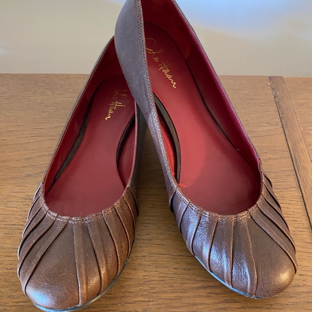 Cole Haan Women's Gilmore Ballet Flat in Bronze Metallic